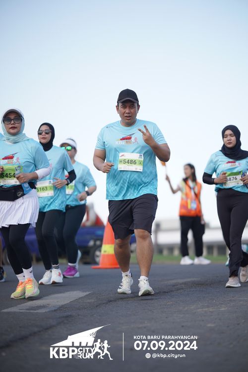 Race photo from KBP City Run 2024