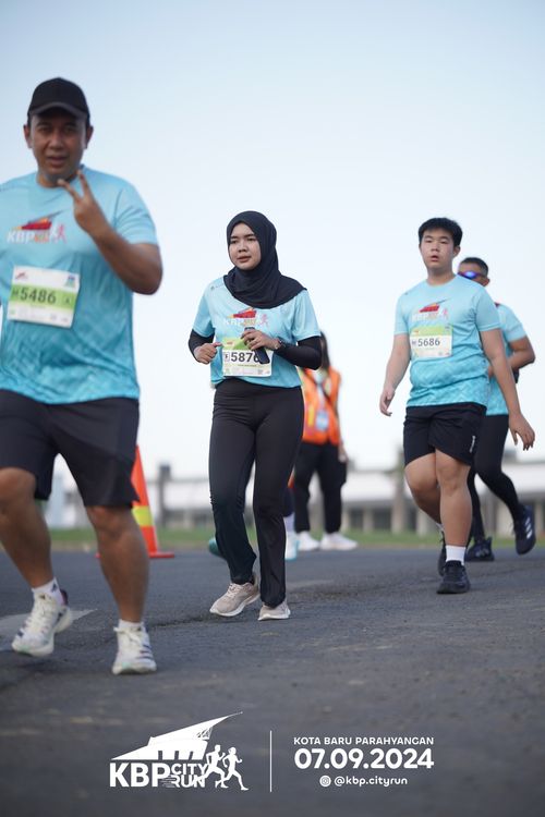 Race photo from KBP City Run 2024