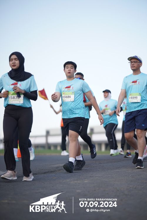 Race photo from KBP City Run 2024