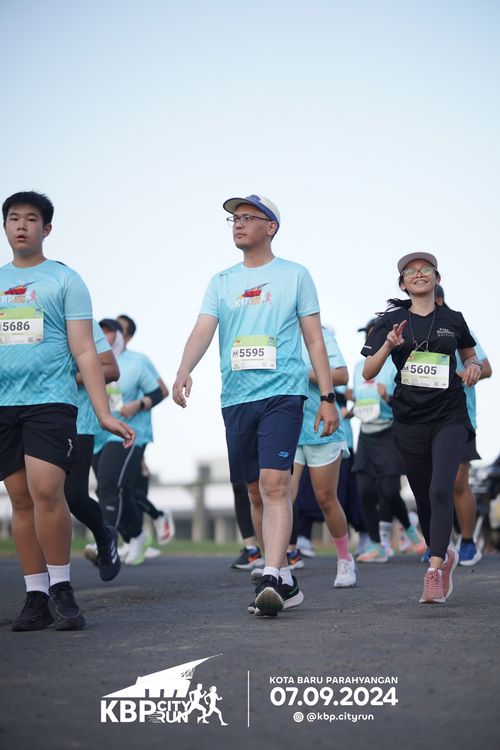 Race photo from KBP City Run 2024