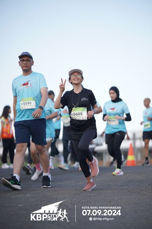 Race photo from KBP City Run 2024