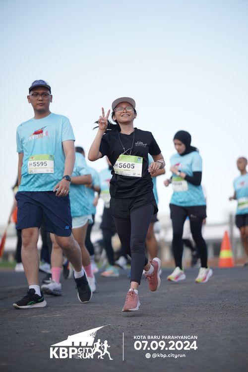 Race photo from KBP City Run 2024