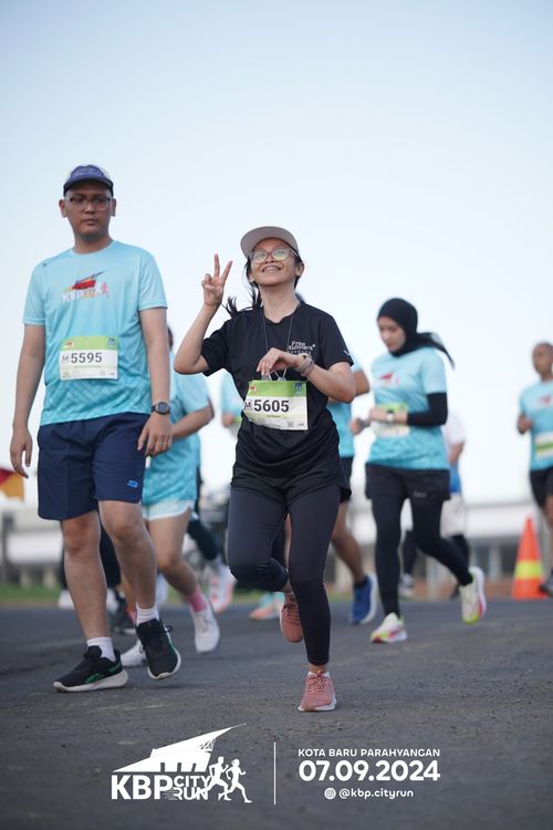Race photo from KBP City Run 2024