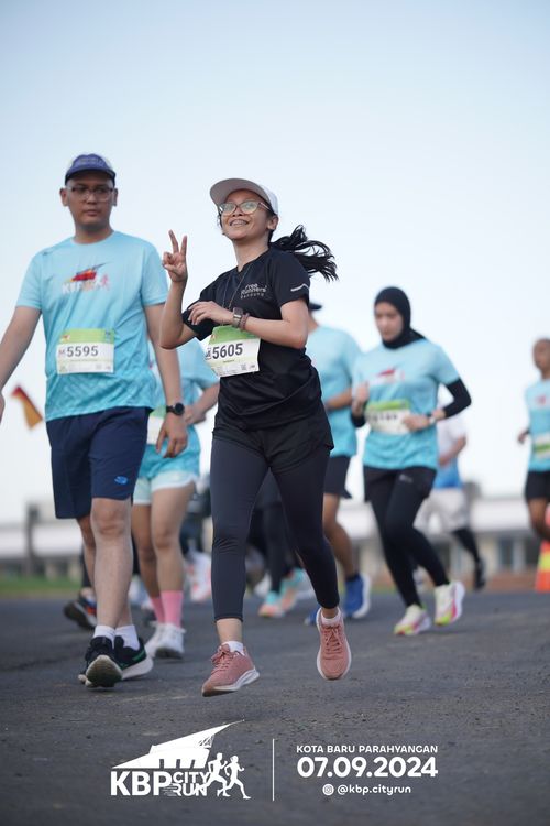 Race photo from KBP City Run 2024