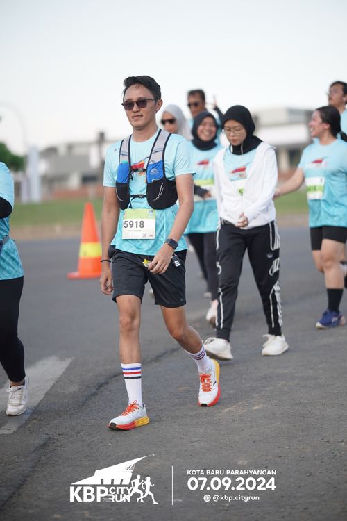 Race photo from KBP City Run 2024