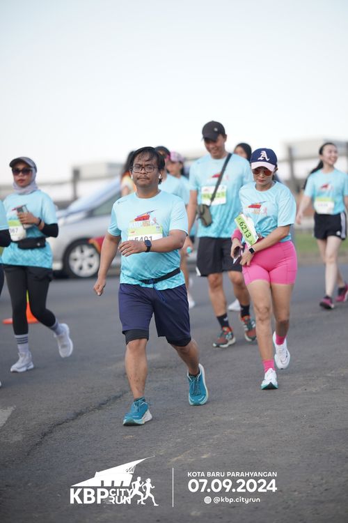 Race photo from KBP City Run 2024