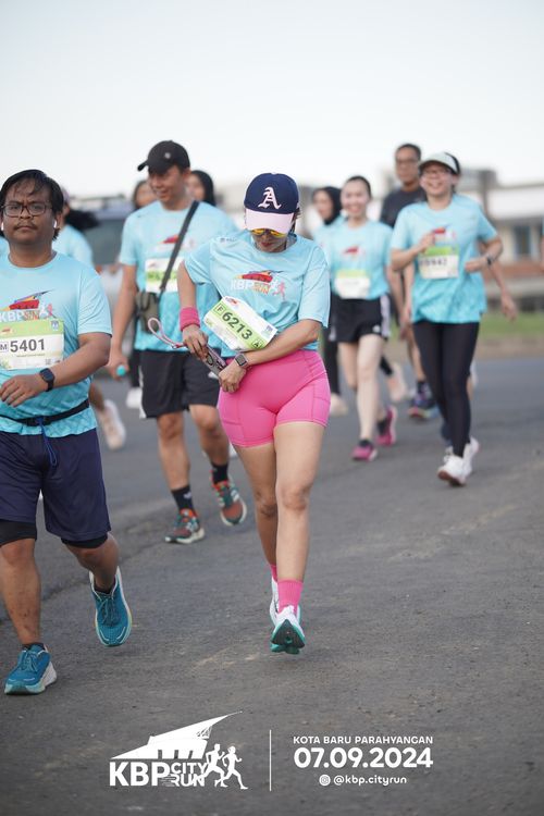 Race photo from KBP City Run 2024