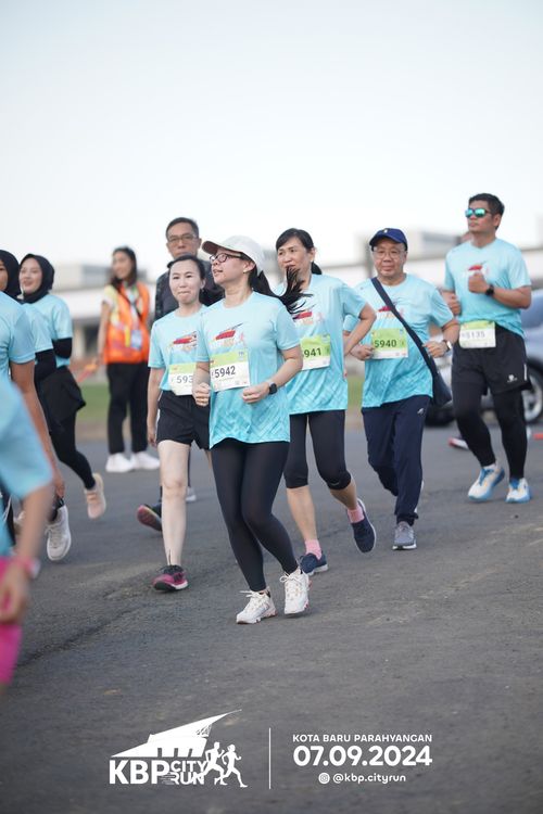 Race photo from KBP City Run 2024
