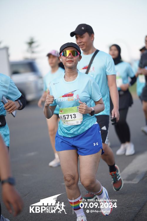 Race photo from KBP City Run 2024
