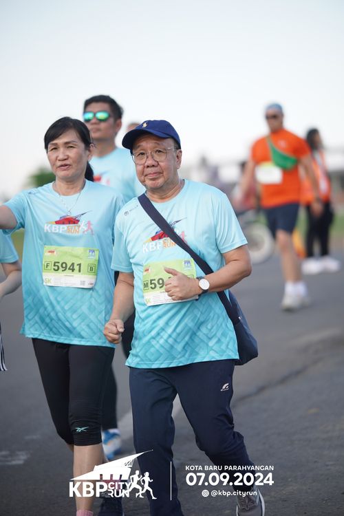 Race photo from KBP City Run 2024