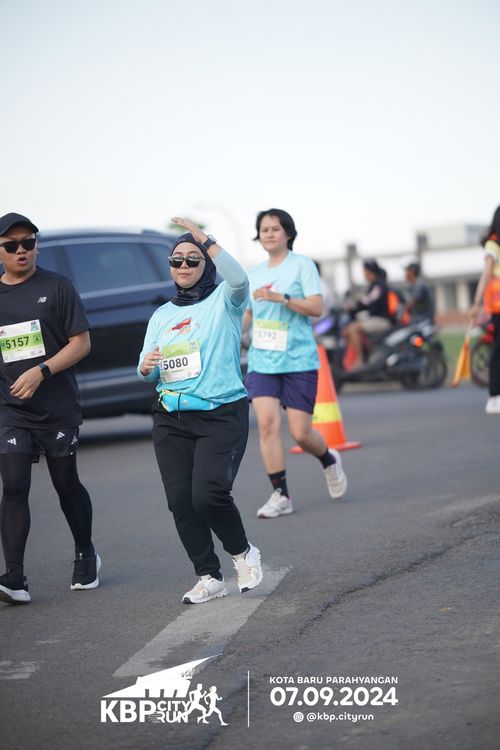 Race photo from KBP City Run 2024