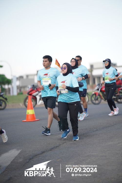 Race photo from KBP City Run 2024