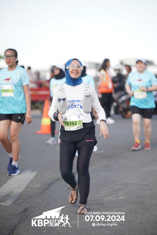 Race photo from KBP City Run 2024