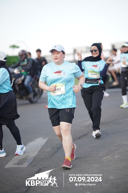 Race photo from KBP City Run 2024