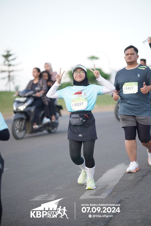 Race photo from KBP City Run 2024