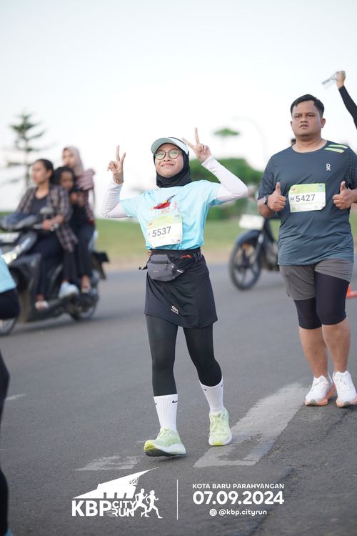 Race photo from KBP City Run 2024