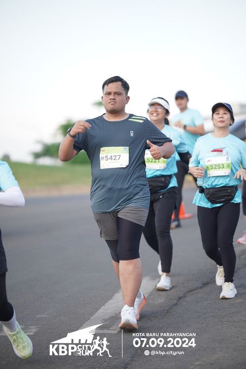 Race photo from KBP City Run 2024