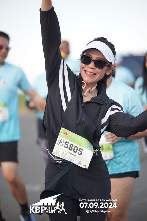 Race photo from KBP City Run 2024