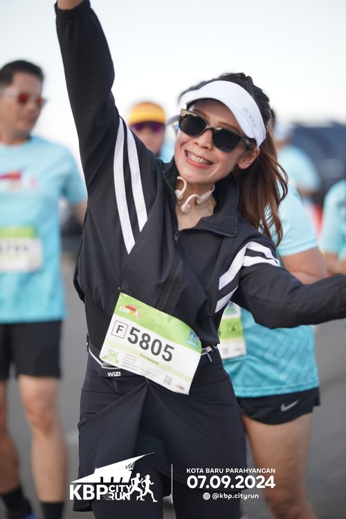 Race photo from KBP City Run 2024