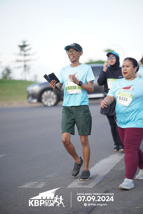 Race photo from KBP City Run 2024