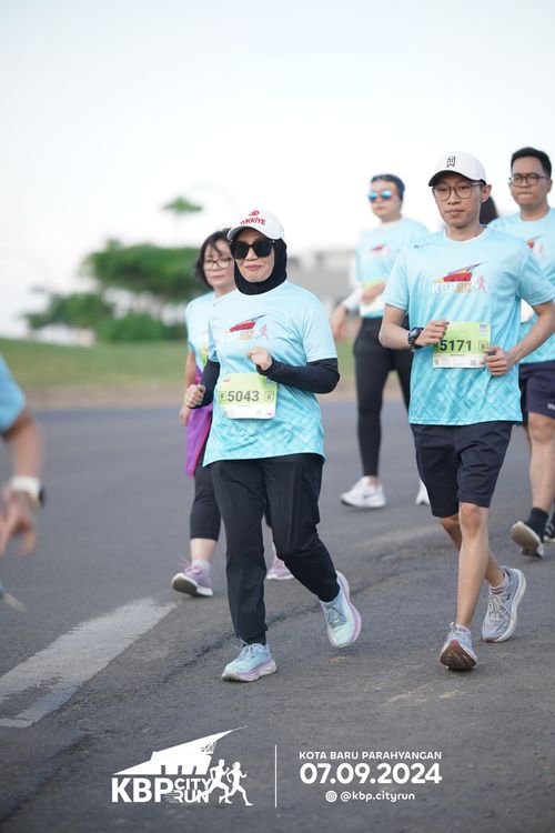 Race photo from KBP City Run 2024