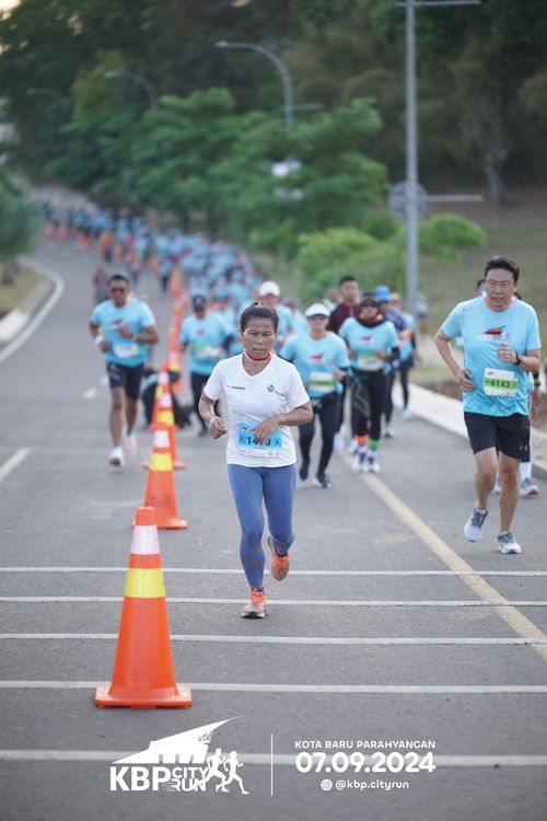 Race photo from KBP City Run 2024