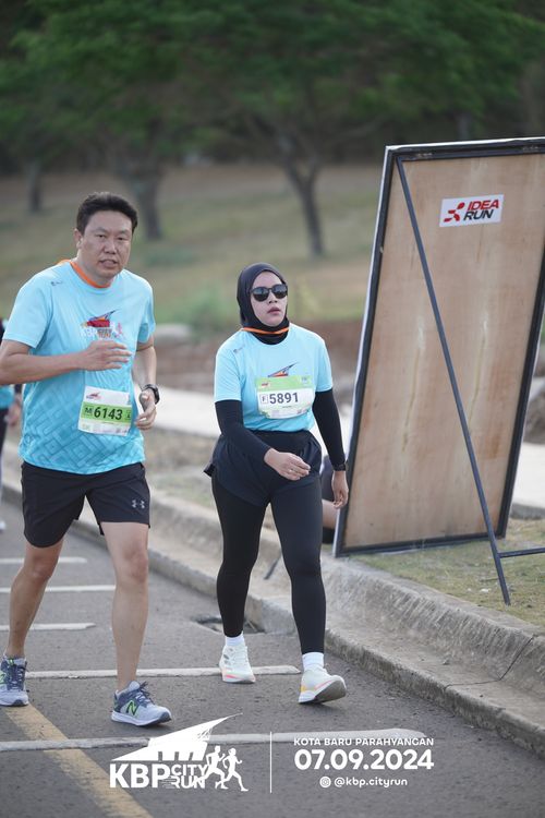 Race photo from KBP City Run 2024