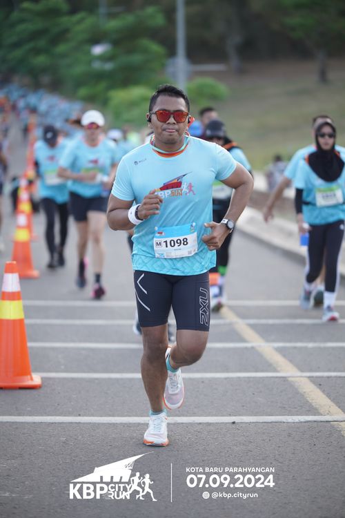 Race photo from KBP City Run 2024