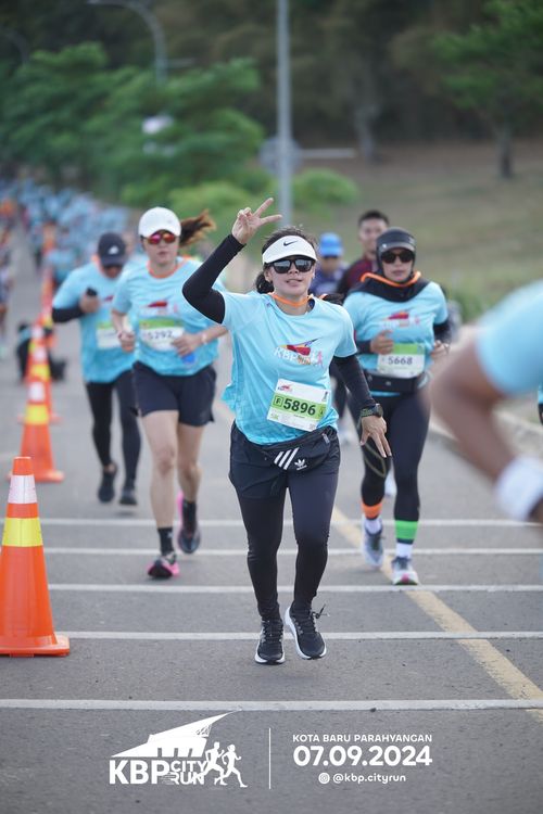 Race photo from KBP City Run 2024