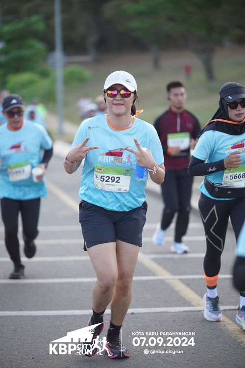 Race photo from KBP City Run 2024