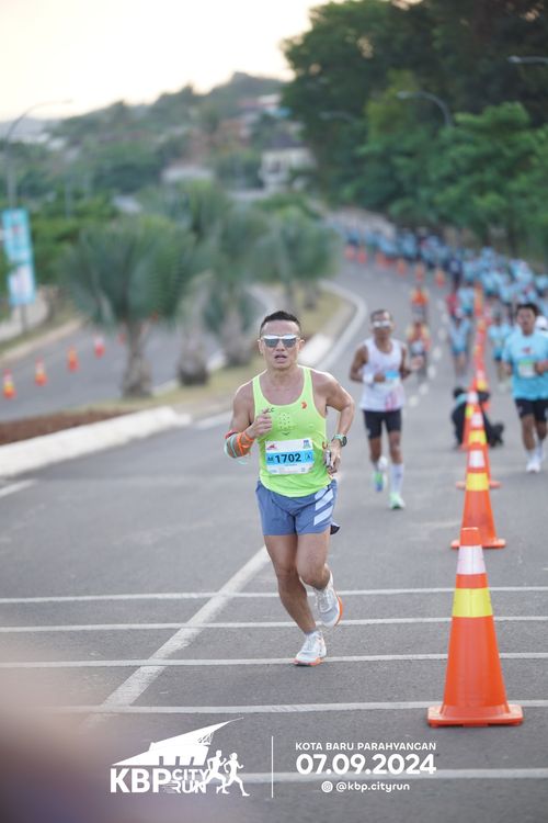 Race photo from KBP City Run 2024