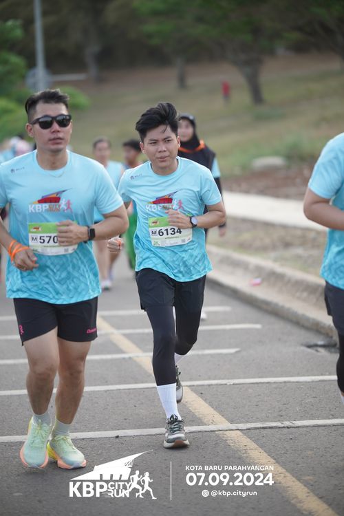 Race photo from KBP City Run 2024
