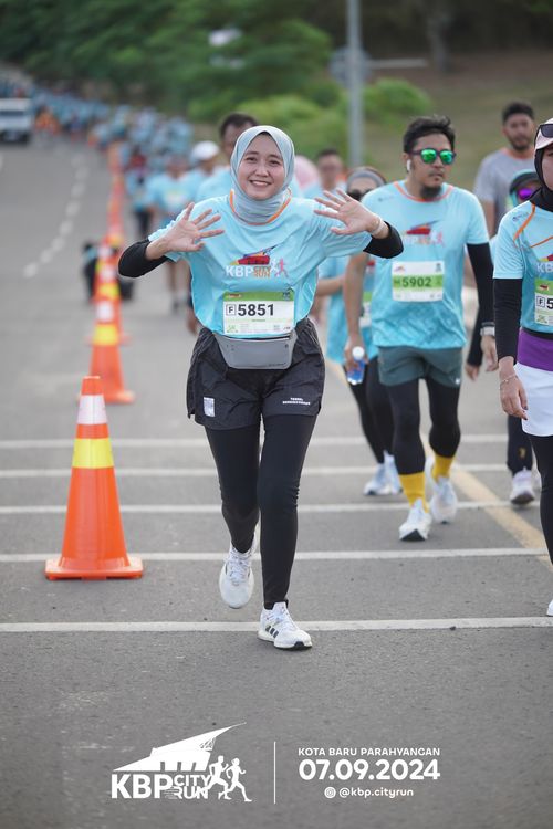 Race photo from KBP City Run 2024