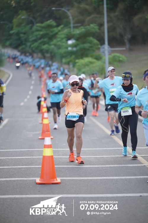Race photo from KBP City Run 2024