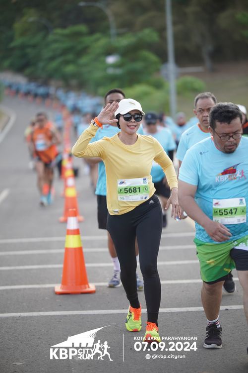 Race photo from KBP City Run 2024