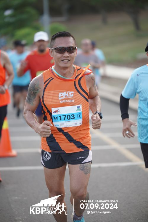 Race photo from KBP City Run 2024