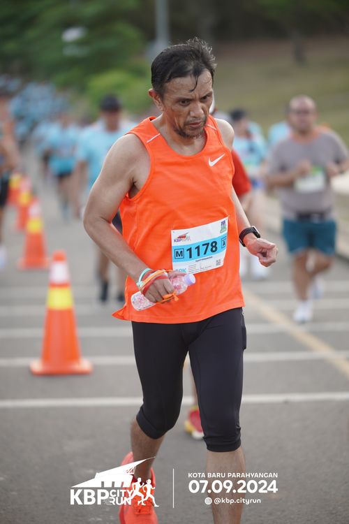 Race photo from KBP City Run 2024