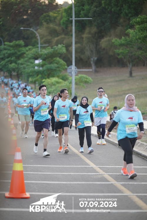 Race photo from KBP City Run 2024