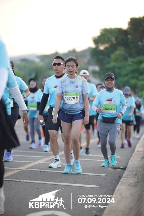 Race photo from KBP City Run 2024