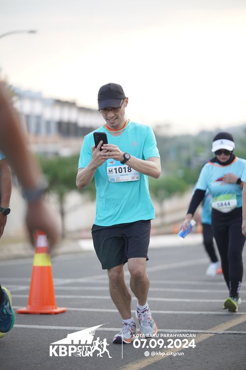 Race photo from KBP City Run 2024