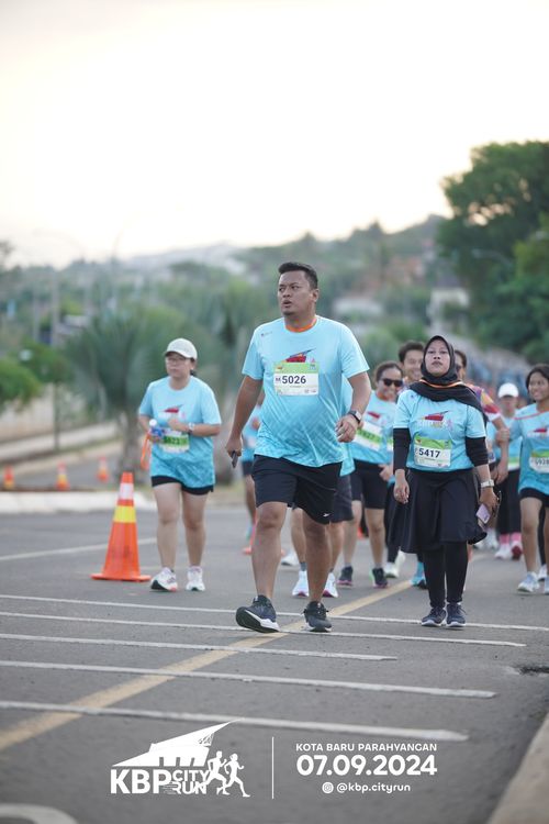 Race photo from KBP City Run 2024