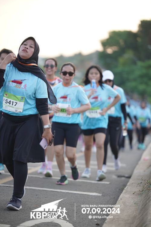 Race photo from KBP City Run 2024