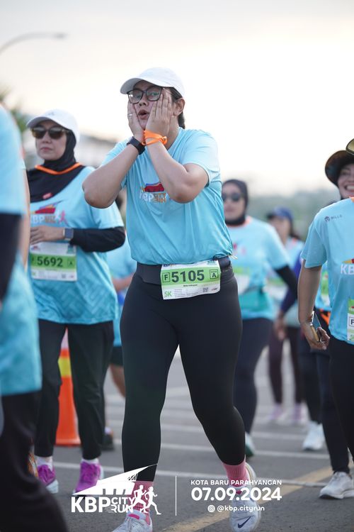 Race photo from KBP City Run 2024