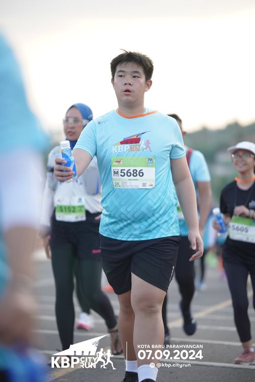 Race photo from KBP City Run 2024