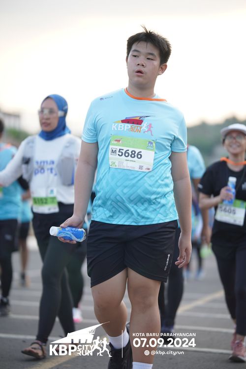 Race photo from KBP City Run 2024