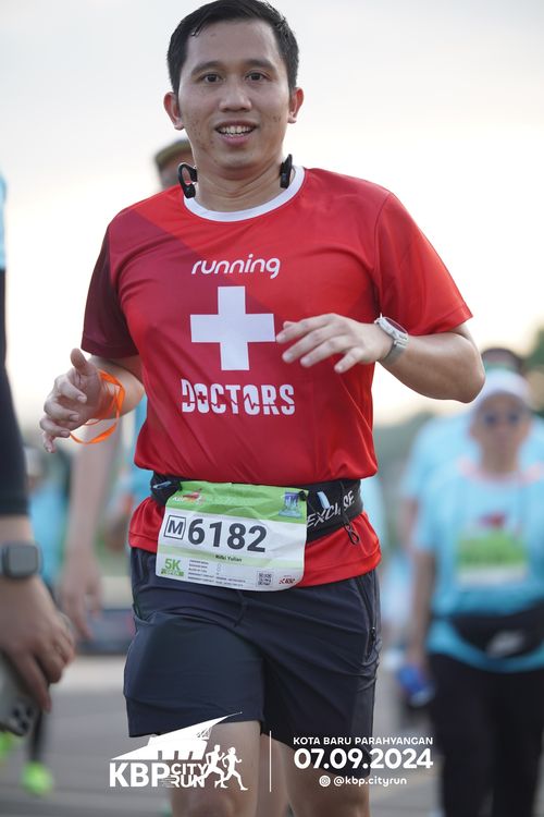Race photo from KBP City Run 2024