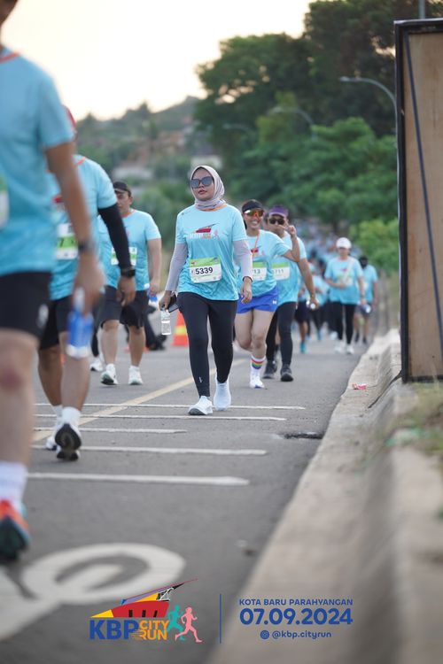 Race photo from KBP City Run 2024