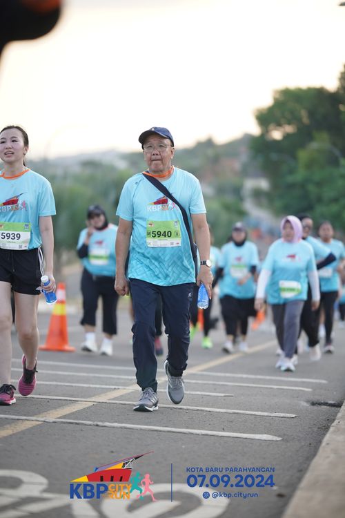 Race photo from KBP City Run 2024