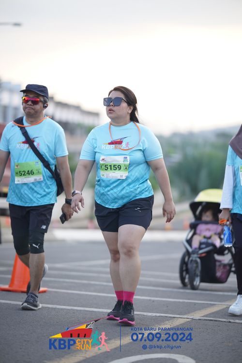 Race photo from KBP City Run 2024