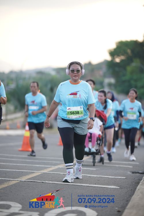 Race photo from KBP City Run 2024